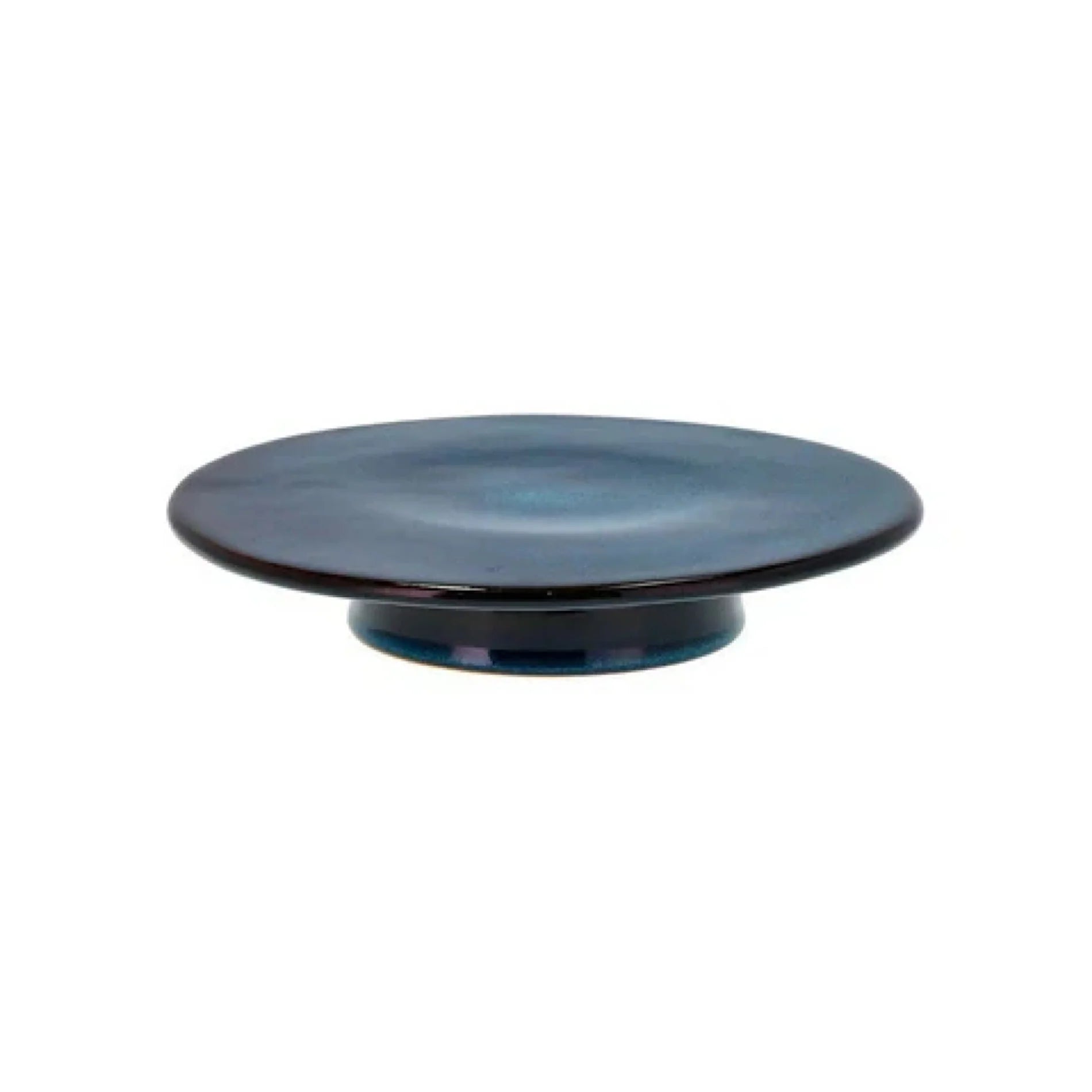 Bitz living Stoneware Footed Cake Stand 30 cm Dark Blue